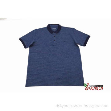 60%Cotton 40%Poly Jacquard Fabric Short Sleeve
